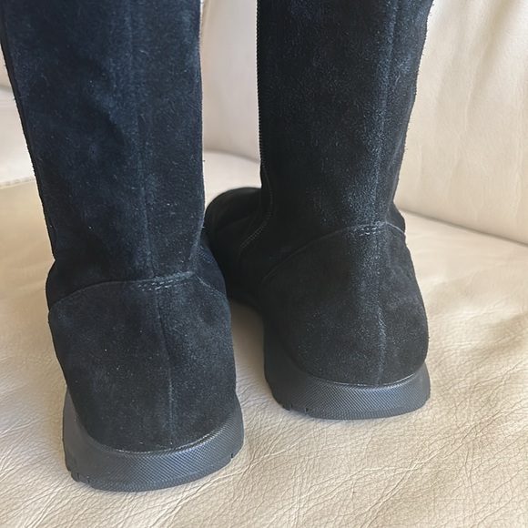 NWOB Jeffrey Campbell Endurance Mid-calf sneaker boot Black Suede Size 7 - Picture 5 of 10